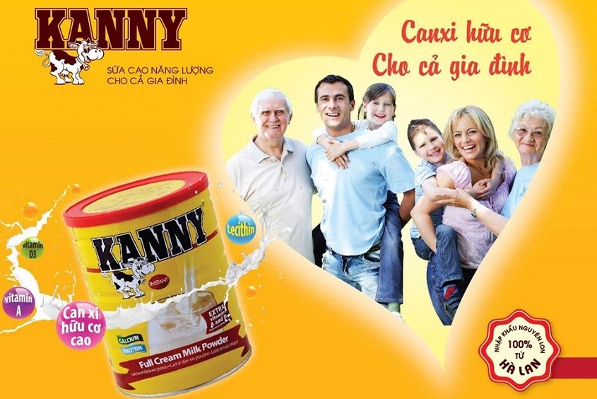 Sữa KANNY của Hà Lan