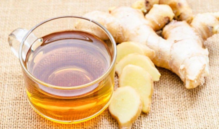 Gừng tươi giúp kích thích tiêu hóa, giàm khó tiêu, đầy hơi ở mẹ bầu