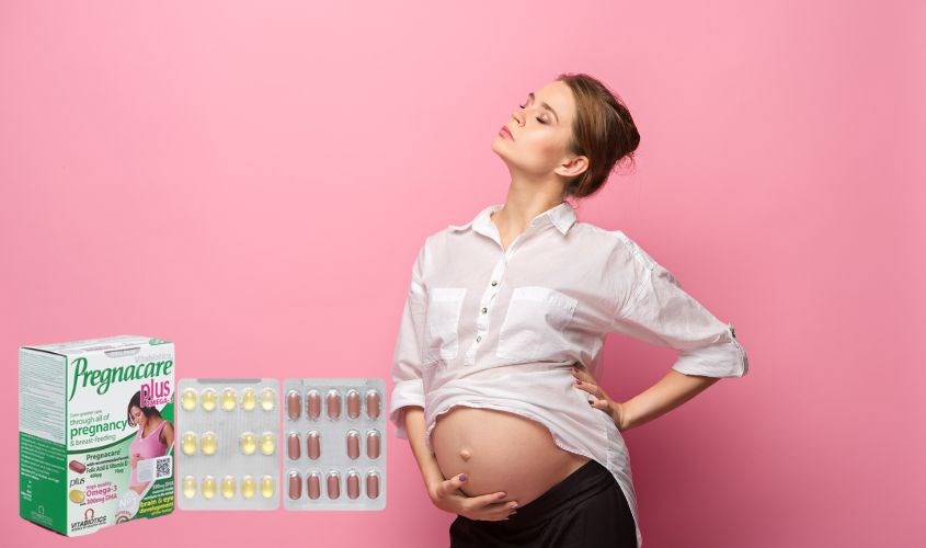 Viên uống Vitabiotics Pregnacare Plus Omega 3 bổ sung vitamin và khoáng chất 56 viên