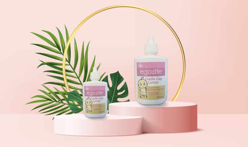 Dầu gội Egozite giúp làm sạch vi khuẩn, nấm gây bệnh viêm da cho con