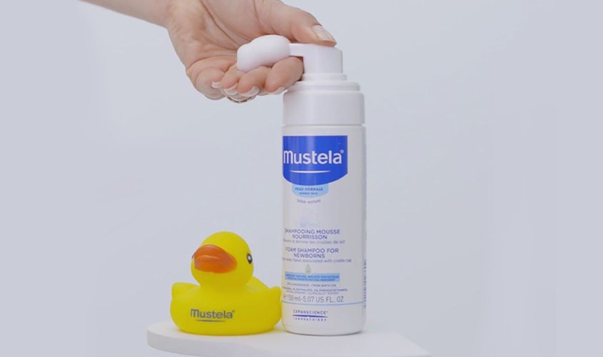 Mustela Foam Shampoo For Newborns tạo bọt, làm sạch nhẹ nhàng cho trẻ sơ sinh