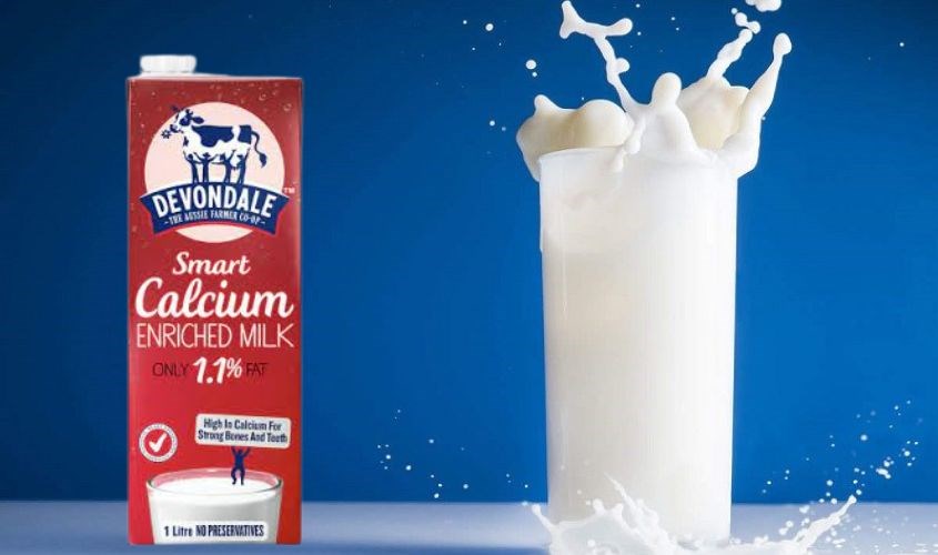 Devondale smart milk là sữa nguyên kem ít béo