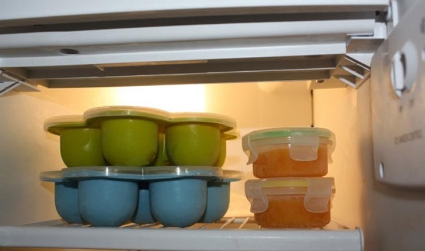 Bột ăn dặm có thể sử dụng trong vòng 1 tháng nếu bảo quản trong tủ đông