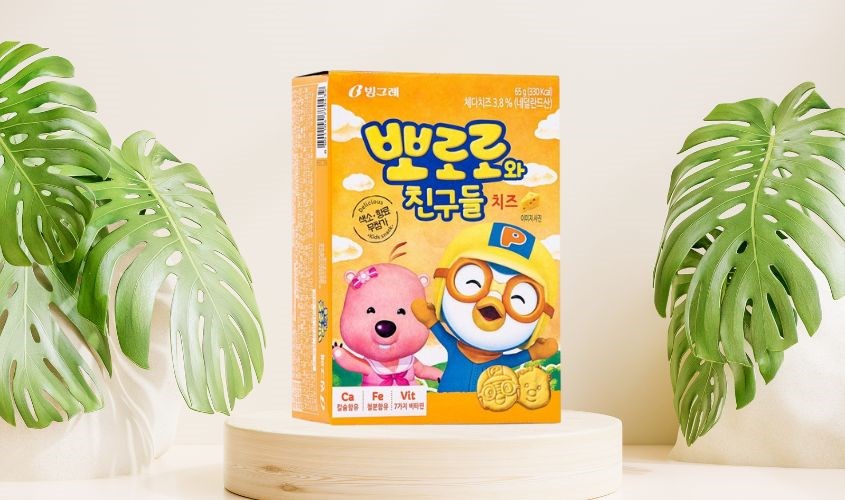 Bánh quy ăn dặm Pororo cho bé