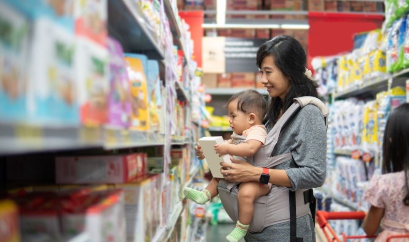 Bố mẹ nên mua bánh ở những địa chỉ cửa hàng uy tín