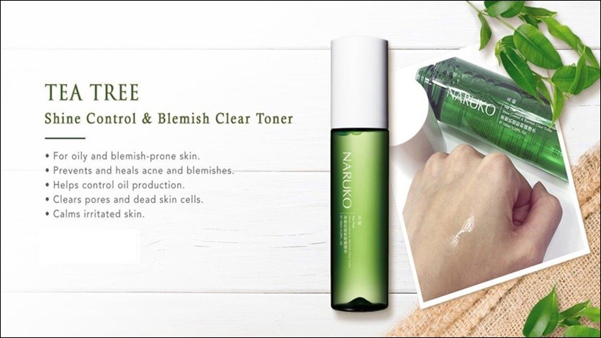 Toner Naruko có công dụng dưỡng ẩm, dưỡng trắng và kháng khuẩn cho da