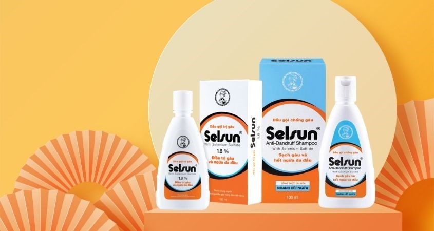 Dầu gội Selenium Sulfide giúp giảm nhiều triệu chứng của vẩy nến da đầu