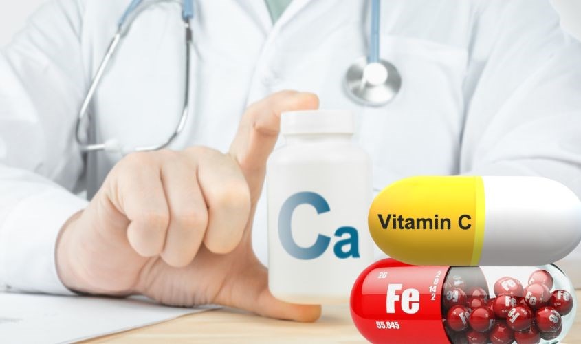 Bổ sung canxi, vitamin C và sắt cần tham khảo ý kiến bác sĩ