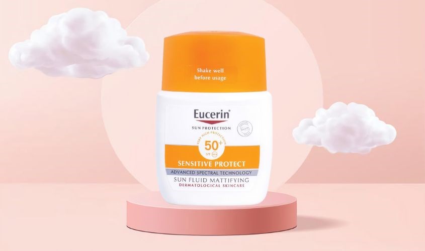 Kem chống nắng Eucerin Sun Fluid Mattifying Face SPF 50 đến từ Đức