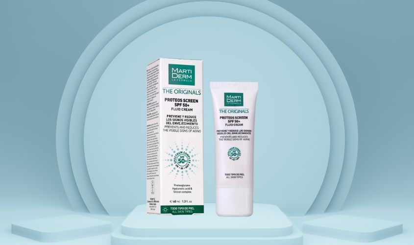 Kem chống nắng MartiDerm The Originals Proteos Screen SPF50+ Fluid Cream