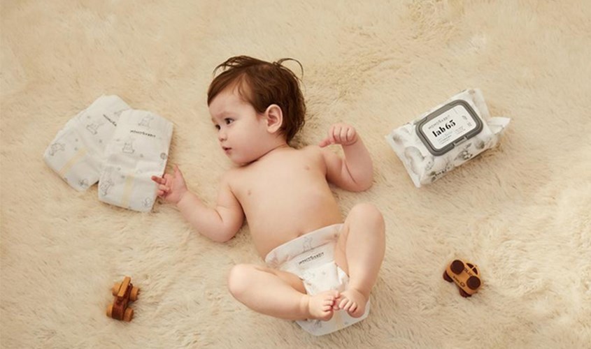 Bỉm mềm mại thấm hút tốt