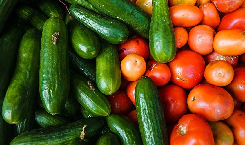 Mặt nạ cà chua và dưa chuột Mặt nạ cà chua và dưa chuột