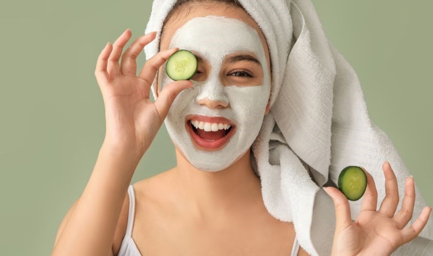 Mặt nạ dưa leo cho mẹ bầu