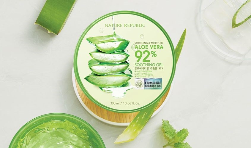 Kem dưỡng cấp ẩm dạng gel chiết xuất Lô Hội Nature Republic 300ml