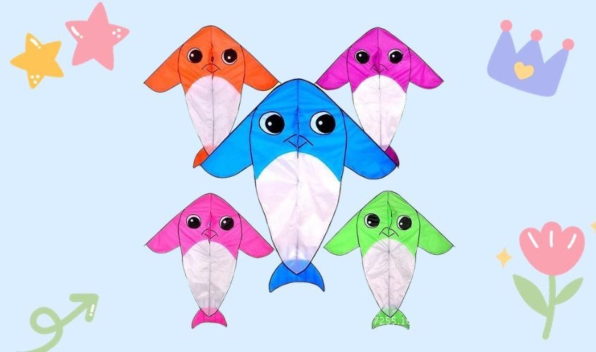 Diều hình nhân vật dễ thương cho bé gái