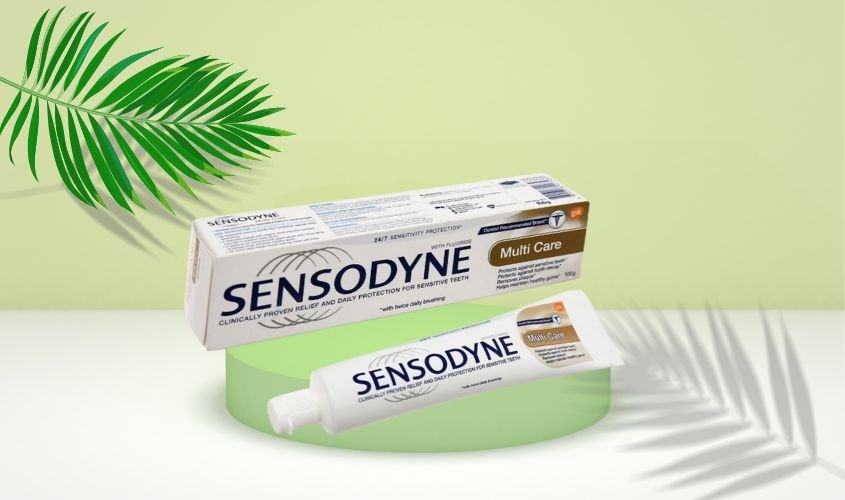 Kem đánh răng Sensodyne Multi Care hương bạc hà 100g