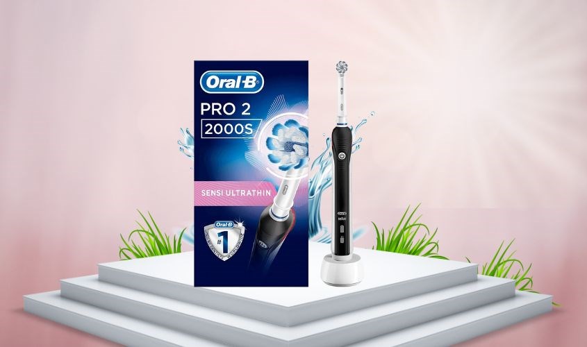 Bàn chải điện Oral-B Pro 2 2000 là sản phẩm bàn chải cao cấp của thương hiệu Oral-B