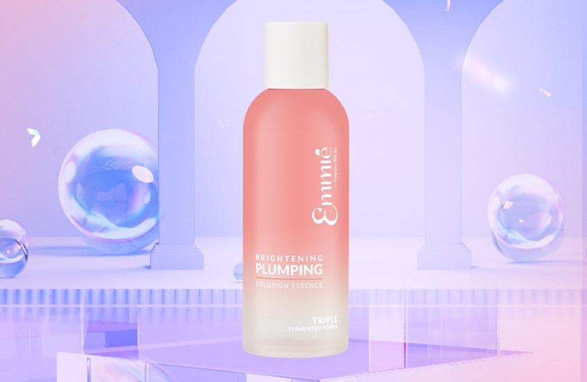 Nước thần dưỡng sáng và căng mọng da Emmié Brightening Plumping 230 ml chứa Panthenol