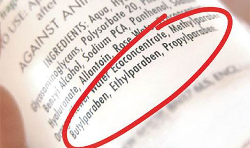 Paraben là chất bảo quản sử dụng trong mỹ phẩm