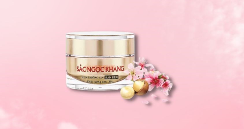 Kem dưỡng ban đêm mờ nám, tàn nhang Sắc Ngọc Khang 10g