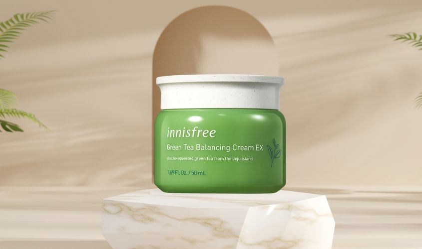 Kem dưỡng ẩm Innisfree Green Tea Balancing Cream