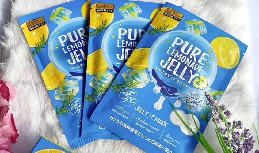 Mặt nạ thạch jelly Chanh cấp ẩm, làm mát da SexyLook Pure Lemonade 38 ml (hộp 3 miếng)
