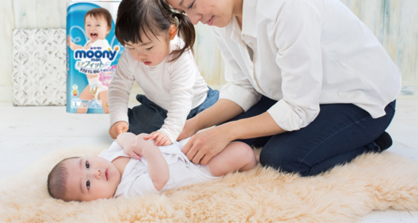 Bỉm Moony phù hợp mọi giới tính của bé