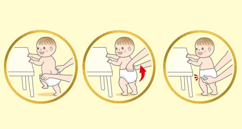 Hướng dẫn cách mặc tã quần cho bé đúng cách