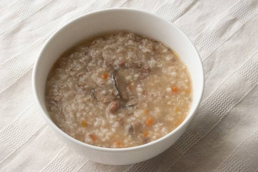 Cháo thịt bò, khoai tây cho trẻ biếng ăn bệnh lý