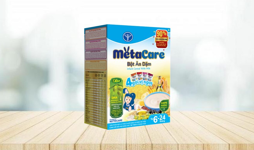Bột ăn dặm MetaCare 4 vị ngọt hộp 200g (6 - 24 tháng)