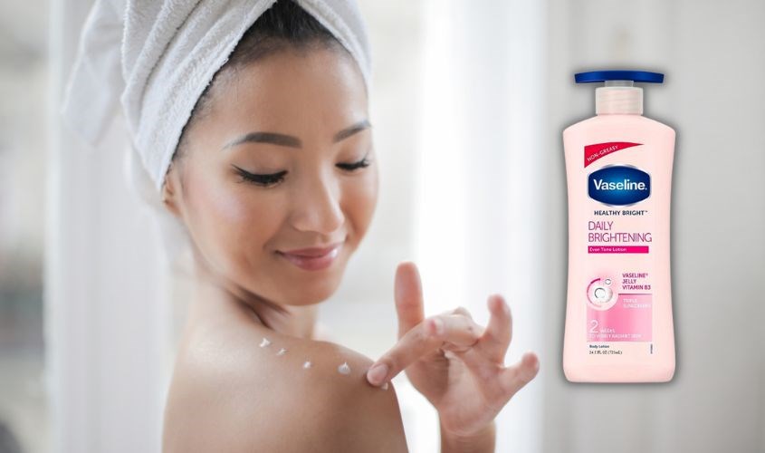 Sữa dưỡng thể Vaseline phù hợp với mẹ bầu, không chứa thành phần độc hại