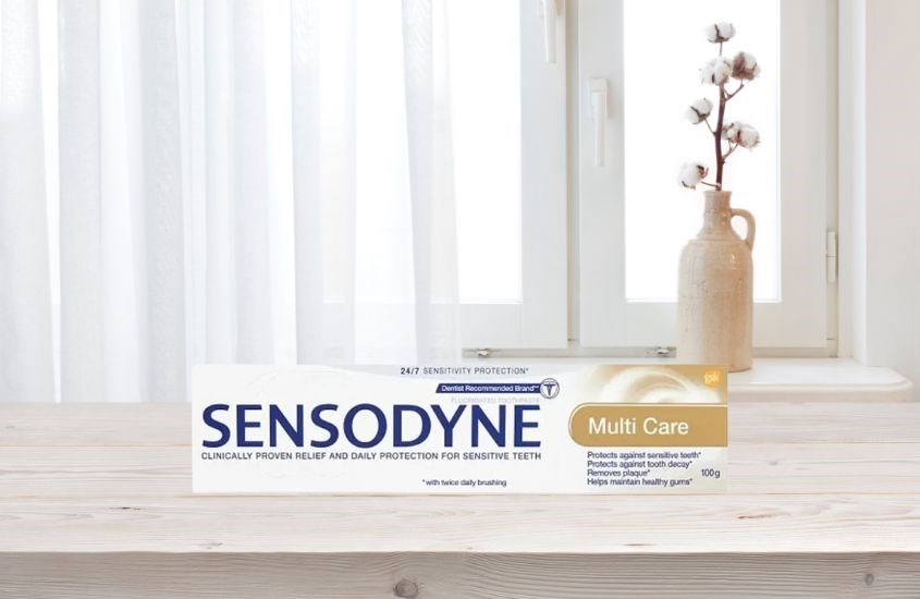 Kem đánh răng Sensodyne Multi Care hương bạc hà 100g