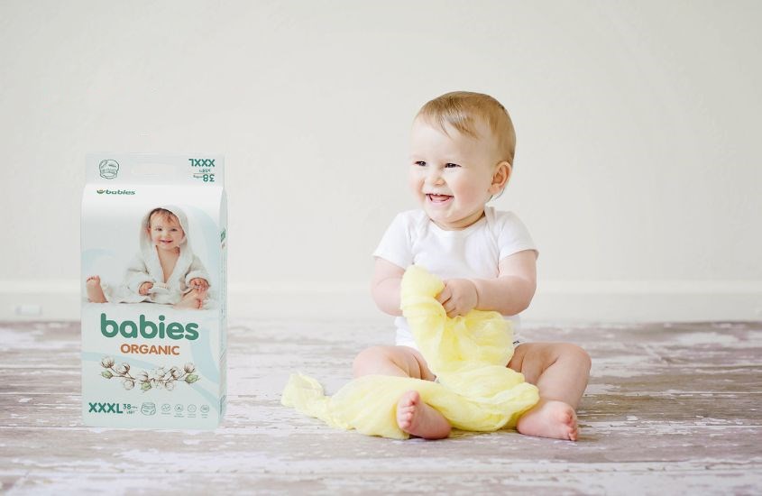 Bỉm Babies làm từ nguyên liệu 100% cotton organic