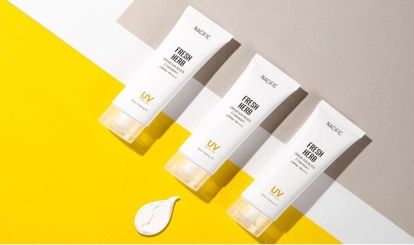 Kem chống nắng làm dịu da Nacific Fresh Herb SPF 50+ PA++++ 50 ml