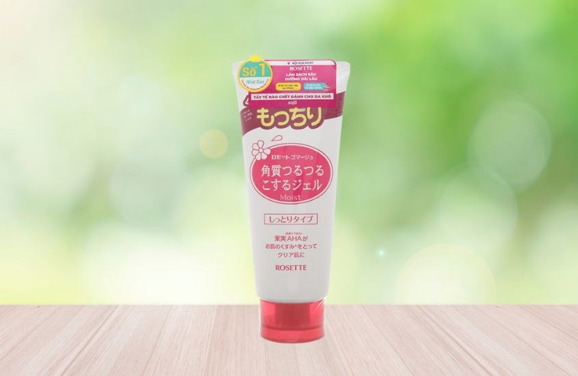 Gel tẩy tế bào chết da mặt dành cho da khô Rosette Gommage AHA 18g