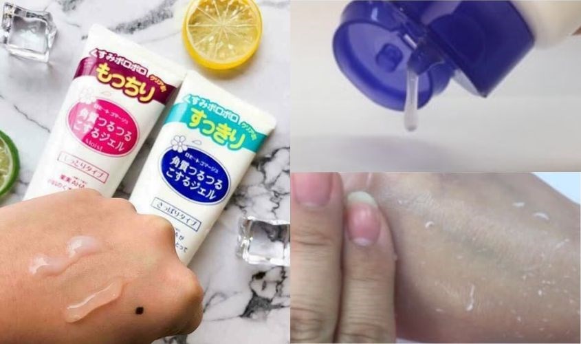 Tẩy tế bào chết thật có dạng gel trong, sệt