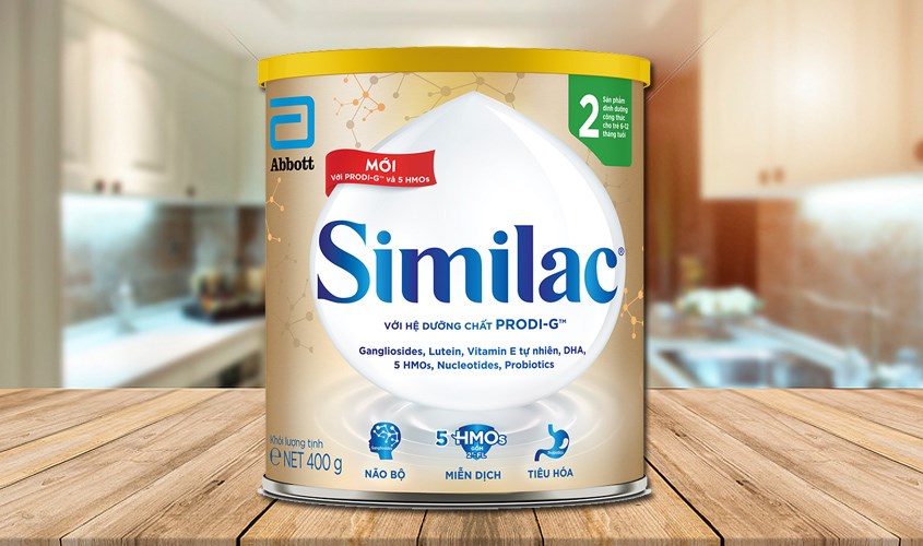 Sữa bột Similac 5G số 2 400g (6 - 12 tháng)