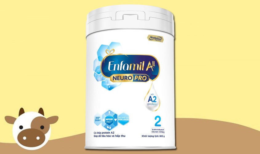 Sữa bột Enfamil AII Neuropro Follow Up Formula số 2 800g (6 - 12 tháng)