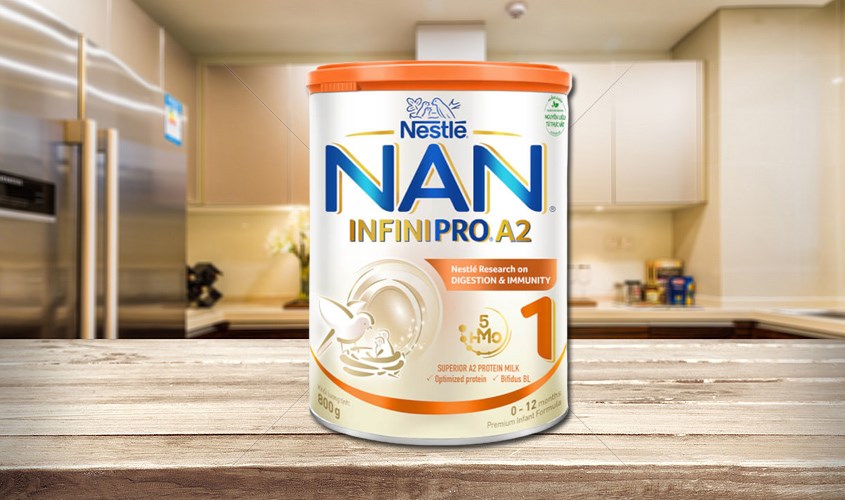 Sữa bột Nestlé NAN InfiniPro A2 số 1 800g (0 - 12 tháng)