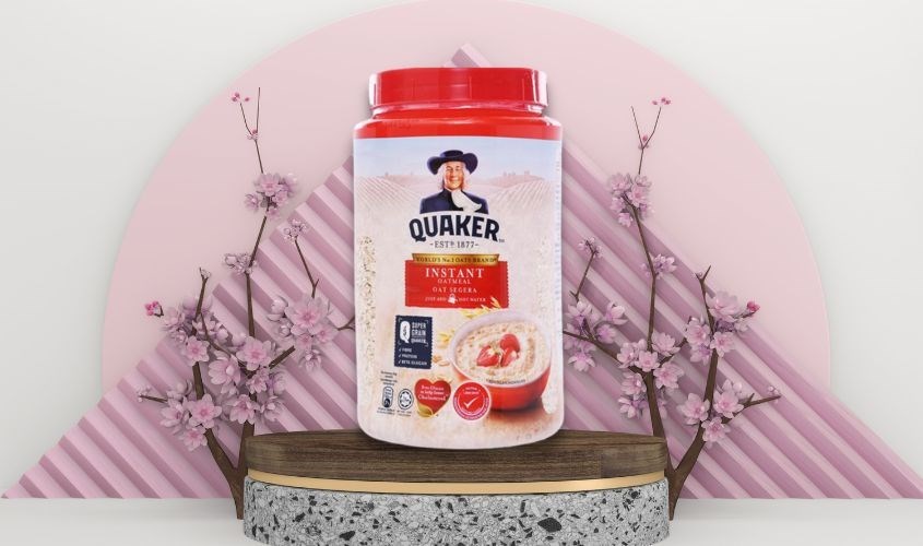 Yến mạch trái cây cán mỏng Quaker 600g (dành cho trẻ từ 1 tuổi)