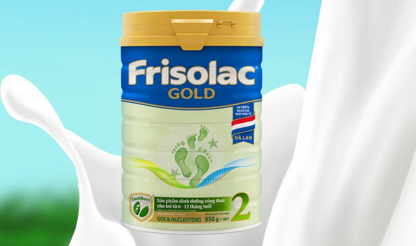 Sữa bột Frisolac Gold số 2 850g (6 - 12 tháng)