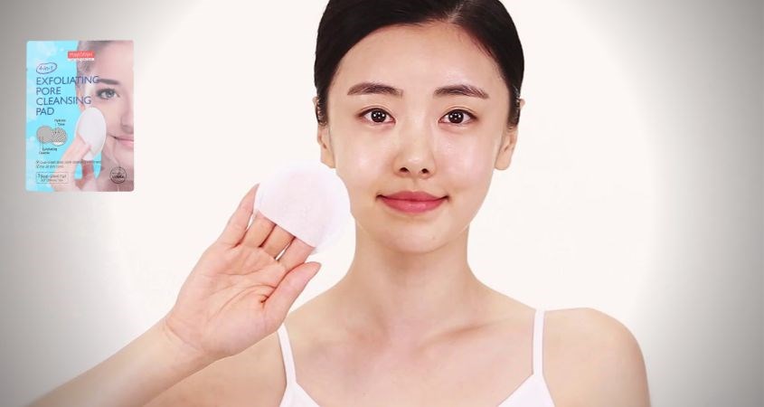 Bông tẩy trang và rửa mặt Purederm Exfoliating Pore Cleansing Pad