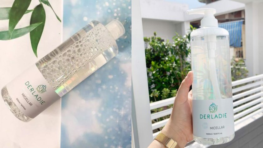 Nước tẩy trang Darladie kém chất lượng khi lắc xuất hiện khá là nhiều bọt