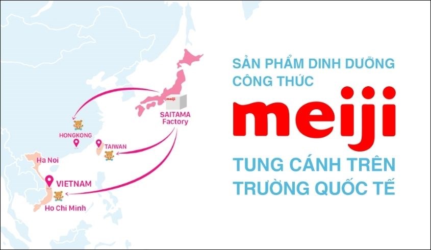 Sữa Meiji thương hiệu Nhật Bản