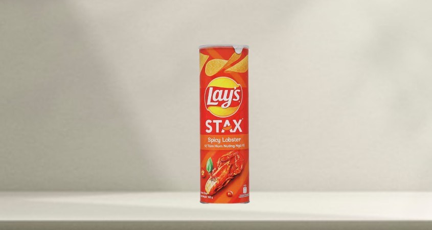 Snack khoai tây vị tôm hùm cay nướng ngũ vị