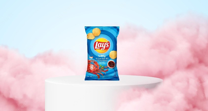 Snack khoai tây vị cua xốt XO Hồng Kông