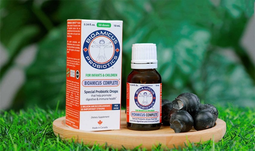 Men vi sinh BioAmicus Complete hỗ trợ cải thiện hệ vi sinh đường ruột 10 ml (từ 0 tháng)