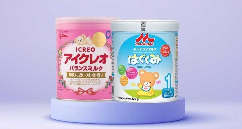 Sữa Glico Icreo và Morinaga đều chứa nhiều hàm lượng dinh dưỡng Sữa Glico Icreo và Morinaga đều chứa nhiều hàm lượng dinh dưỡng