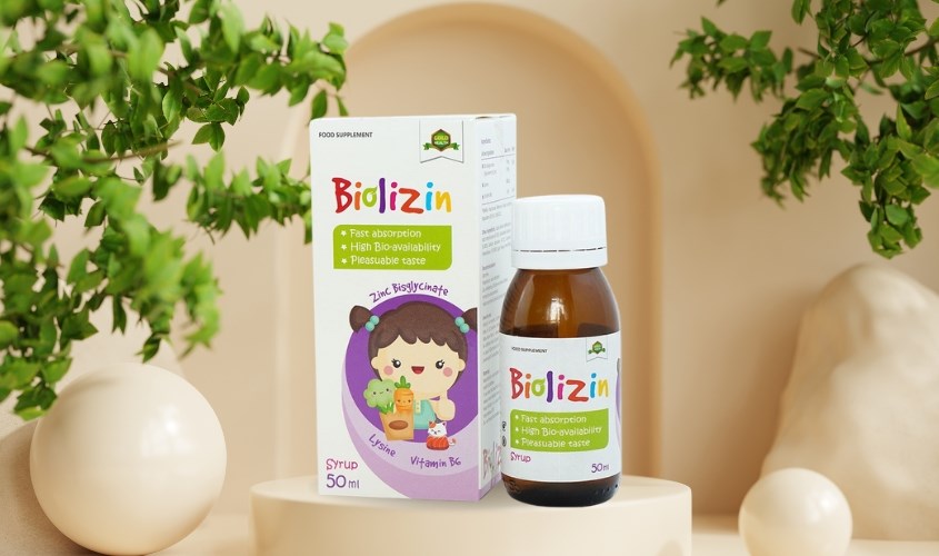 Siro Biolizin tăng cường sức đề kháng 50 ml (từ 3 tháng)
