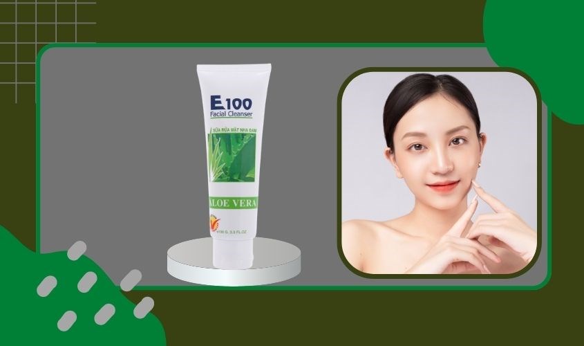 Mỗi loại sữa rửa mặt E100 sẽ phù hợp với từng loại da khác nhau